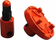 14mm Chainsaw Clutch Removal Tools, Universal Flywheel Removal Tool Piston Stop Clutch Expander Tools for Husqvarna Stihl Echo 2 Cycle Chain Saw (Orange)