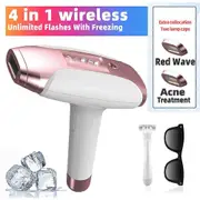 New IPL Hair removal Epilator a Laser Permanent Hair Removal Machine Face Body Electric depilador a Laser 999999 Flashes Wireless Freezing