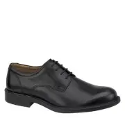 Johnston & Murphy Men's Tabor Dress Plain Toe Shoe Black Calfskin - 20-3361, Bla