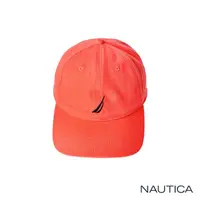 在飛比找momo購物網優惠-【NAUTICA】簡約品牌LOGO休閒帽(橘)