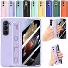 For Samsung Galaxy Z Fold 6 5 Shockproof Wristband Cover With Screen Protector