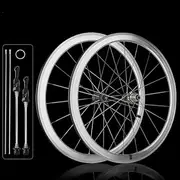 700C Silver Bike Wheelset Frame Road Wheel Pack V/C Disc Brake Lap Brake Straight Fixed Gearc Cycing Wheel