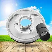 80-125mm Visible Grinder Dust Shroud, Angle Grinder Attachments Accessories, Clear Vacuum Dust Collector Dry Grinding Cover for Angle Grinders Hand Grinder