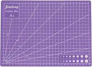 A4 Self-Healing Cutting Mat 12"x9" Double-Sided Craft Cutting Board for DIY Art Work Sewing Cutting, Purple
