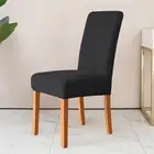 Seat Slipcover Stretchy Lint Free Dining Room Chair Cover Spandex Elastic