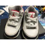 全新 現貨 JORDAN 3 AJ3 2C BABY 嬰兒鞋 小鞋 學步 童鞋 AJ 原版 RETRO 白紅 OG