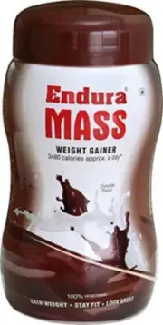 Endura Mass Weight Gainer With Chocolate Flavour 500gm T592