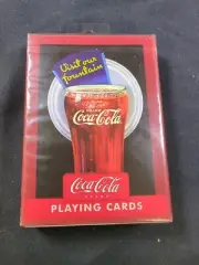 Coca Cola Playing Cards Visit Our Fountain Coke Bicycle Retro advertisement pics