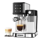 Machine 20 BAR Pump Cappuccino Machine with Built In Milk Frother Stainless Stee