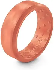 [BULZi Wedding Bands] BULZi - Massaging Comfort Fit Silicone Wedding Ring - #1 Most Comfortable Men's Women's Wedding Band - Comfort Flexible Work Safety Design