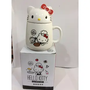 85度C Hello Kitty 公仔造型馬克杯/立體杯蓋造型馬克杯