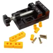 Mini Bench Clamp Flat Table Vice Adjustable Drill Press Vice for Jewelry Watch