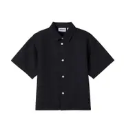 [Molo] Molo Richie linen and cotton shirt Y 5/6 black