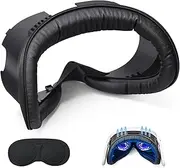 Facial Interface & Face Cover Pad for Meta Quest 3,Facial Interface Foam Cushion Replacement for Quest 3 Accessories,with Anti-Leakage Light Nose Pad and Lens Protector,Air-Circulation Design