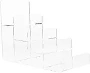 SECFOU Crylic 4-Tier Display Stand Purse Riser Shelf Sunglasses Handbag Holder Space-Saving Organizer for Cosmetics