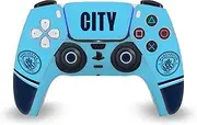 Head Case Designs Officially Licensed Manchester City Man City FC Badge Ship Logo Art Vinyl Faceplate Sticker Gaming Skin Decal Cover Compatible with Sony Playstation 5 PS5 DualSense Controller