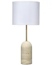 Jamie Young Holt Table Lamp In Travertine