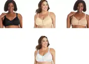 Playtex Women's 18 Hour Posture Boost Front Close Wireless Bra