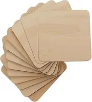 COHEALI Handmade DIY Woodcuts Pcs Mm Wood Rounds Natural Wood Slices Decorative Chips