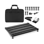 20.5" x 13.8" Pedal Board with Integrated Power Supply, Aluminum Folding Powe...