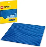 LEGO Classic Blue Building Plate, Building & Construction Kids Toy for 4+ Year Old Boys and Girls, Baseplate for Bricks and Blocks, Model Building and Display 11025