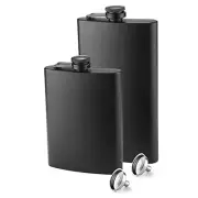 6 Pcs Hip Flasks for Liquor, 8 Oz & 12 Oz & 32Oz Leakproof Flasks with Funnel