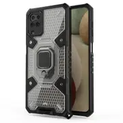 Samsung Galaxy A12 5GPhone Case With Ring Holder Kickstand - Gray