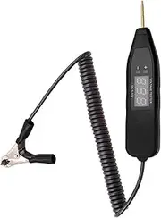 zolyet 5-32V Voltage Tester Digital Display Electrical Circuit Tester Voltage Power Test Pen Probe Automotive Scan Tool Black
