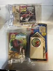 Lot Of 3 Lowe's Build & Grow Kits Wooden Monster Truck, Birdhouse, Croods Bird