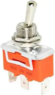 KLVN FILN 250V/15A 2 pins on Off Heavy Duty auto Boat Toggle Switch Rocker Switch