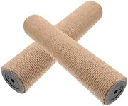 PERSELOSO 2Pcs Heavy Duty Cat Scratching Post Replacement Poles for Indoor Cats DIY Cat Tree Accessories Space Saving Vertical Design Easy to Replace Worn Posts for Cat Play