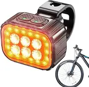 Cycling Lights Rechargeable | Fast Charging High Lumens Bike Lamp - Safe Road Riding Light, Cycling Accessories for Outdoor Night Commuting