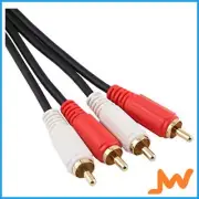 10M 2RCA to 2RCA Audio Cable OFC