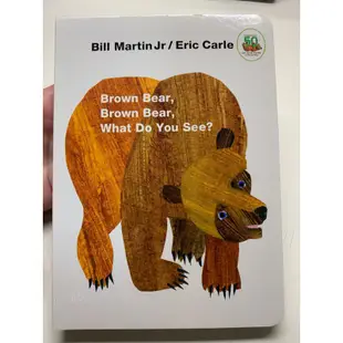 全新品brown bear brown bear what do you see棕色的熊棕色的熊你在看什麼 硬頁翻翻書