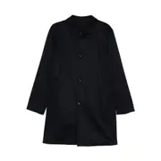[Kired] Kired Button-fastening Coat 54 IT BLUE/BLACK