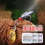 Attract Your Prey with These Feather and Sequin Incorporated Fly Hooks