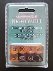 Warhammer Underworlds: Nightvault - Thundrik's Profiteers Dice Pack - NEW - OoP