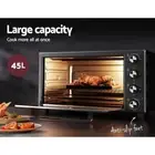 Devanti Electric Convection Oven Bake Benchtop Rotisserie Grill 45L New
