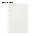 【MUJI 無印良品】自由組合活頁筆記本內頁/20孔.A5.月記事