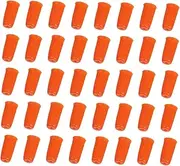 DEARMAMY 100Pcs Eyelash Extensions Glue Bottle Plug and Piercing Needle for Enhanced Efficiency Beauty Salons and Home Use Reliable Glue Replacement Head and Lash Tool