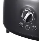BRENTWOOD(R) Cool-Touch 2-Slice Retro Toaster with Extra-Wide Slots (Black)