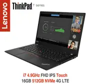 ThinkPad T14 i7 4.9GHz FHD IPS Touch 16GB 512GB 4G IR BL FPR Premier Warranty