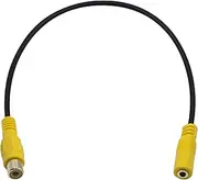 Duttek RCA to 3.5mm Cable, 3.5mm to RCA Cable, Gold Plated 3.5mm Female Mono Jack to RCA Female Adapter Cable for Speaker, Media Player, and so on 30cm/11.8 Inch