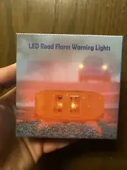 LED Emergency Car Lights Road Flares Warning Night Roadside Disc Beacon Red Blue
