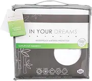 In Your Dreams Bamboo Waterproof Mattress Protector, Long Single, White