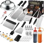 43PCS Griddle Accessories Kit, Professional Grill Tools, Set Stainless Steel ...
