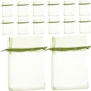 Toddmomy 50pcs Fruit Protection Bags: Outdoor Gardening Pouches 15 X 20 Cm Reusable Mesh Netting with Drawstring for Apples Oranges Mangoes