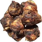Lilly's Choice Dog Bone Knee Caps - Made in USA | America - Grass Fed Natural Hickory Smoked Beef Meaty Chew Treats Bones - Best for a Small Puppy to Medium Breed Puppies and Dogs - 10 Pack