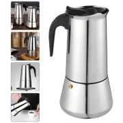 Induction Mocha Italian Maker Pot Coffee Office Stovetop Espresso