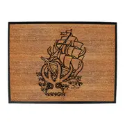 Sailing Ob Octopus Of Doom - Funny Novelty Doormat Man Cave Floor mat